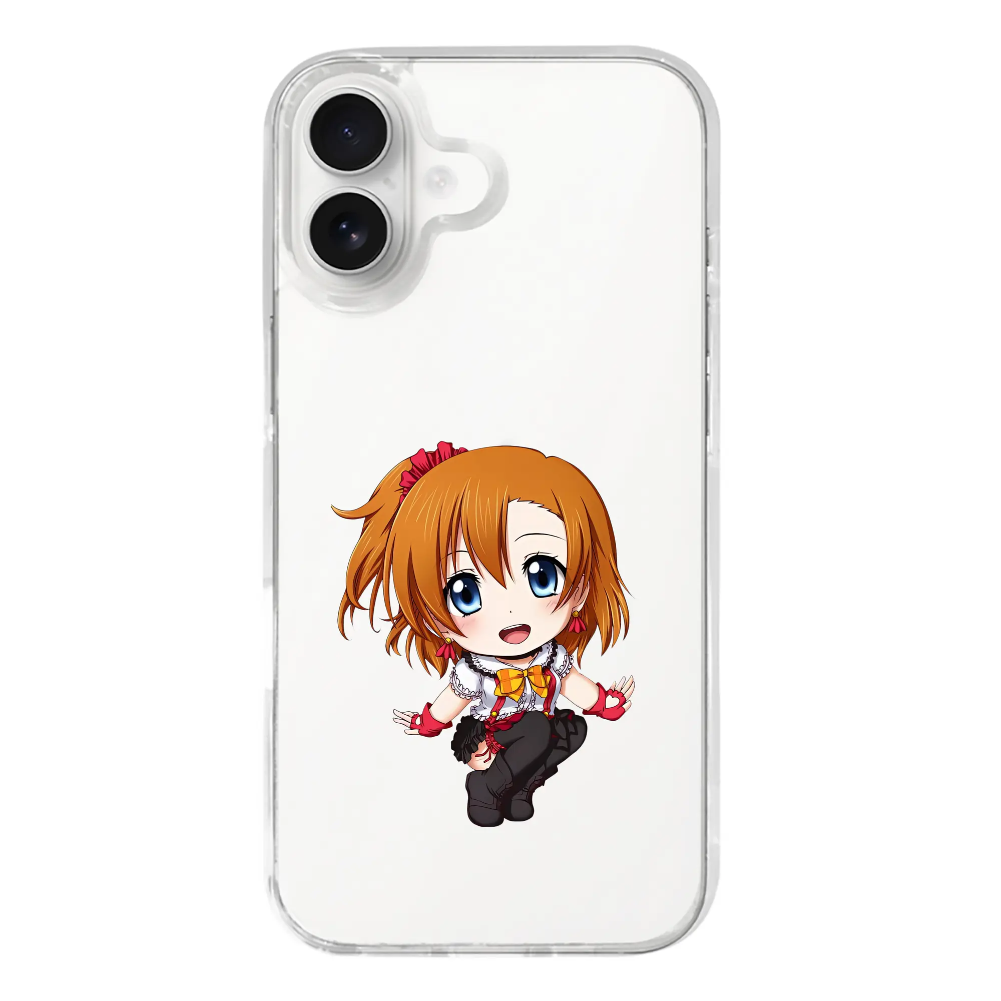 Love Live! グッズ,高坂穂乃果 - iPhone 17シリーズ 透明スマホケース – 薄型・耐衝撃・精密フィット保護カバー